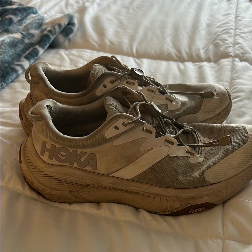 Hoka Transport shoe. Used, but in good shape aside from stains.